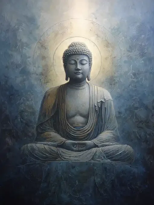 Personne en posture méditative dans une ambiance lumineuse – séance de méditation guidée Zensitouch Toulon Var